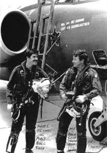 Major Neil McGibbon and Noel Flynn