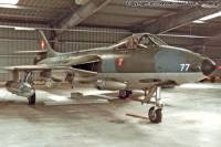 Hunter F.58 J-4077 at Weelde, late 1999; Nicolaas Van den Bergh