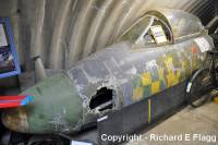 Hunter F.2 WN907 at Robertsbridge, 29th September 2013; Richard E Flagg