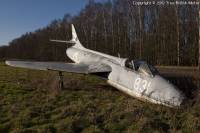 Hunter GA.11 WT804 at Moreton-in-Marsh, 2nd January 2012; Tom Higgs/True British Metal