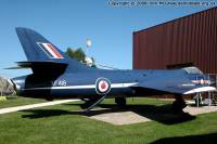 Hunter F.6A XF418 at Hermeskeil, 27th December 2005; Tom McGhee/demobbed.org.uk