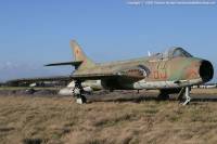 Hunter FGA.9 XG194 at North Luffenham Camp, 24th January 2004; Damien Burke