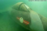 Hunter F.6A XJ639 at Womersley, 2nd August 2008; Kelly & Daniel Taylor