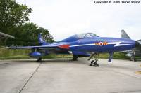 Hunter T.7 XL571 at Elvington, 3rd July 2008; Darren Wilson
