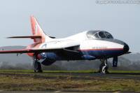 Hunter T.7 XL612 at Swansea, 22nd January 2012; Jason Holloway