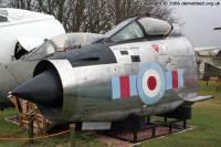 Lightning F.1A XM169 at Inverness, 26th March 2006; demobbed.org.uk