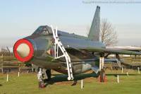 Lightning F.6 XR771 at Baginton, 4th January 2003; Damien Burke