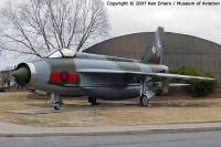 Lightning F.53 ZF593 at Warner-Robins, January 2007; Ken Emery/Museum of Aviation