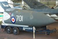 Sea Vixen FAW.2 XJ607 at Caloundra, 22nd April 2006; Ron Cuskelly/Queensland Air Museum