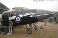 Sea Vixen FAW.2 XN696 at Newark Air Museum, June 2008; Demobbed