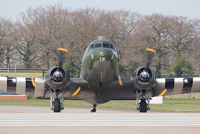Dakota taxiing