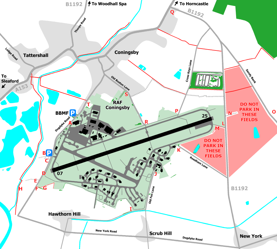 RAF Coningsby viewing locations